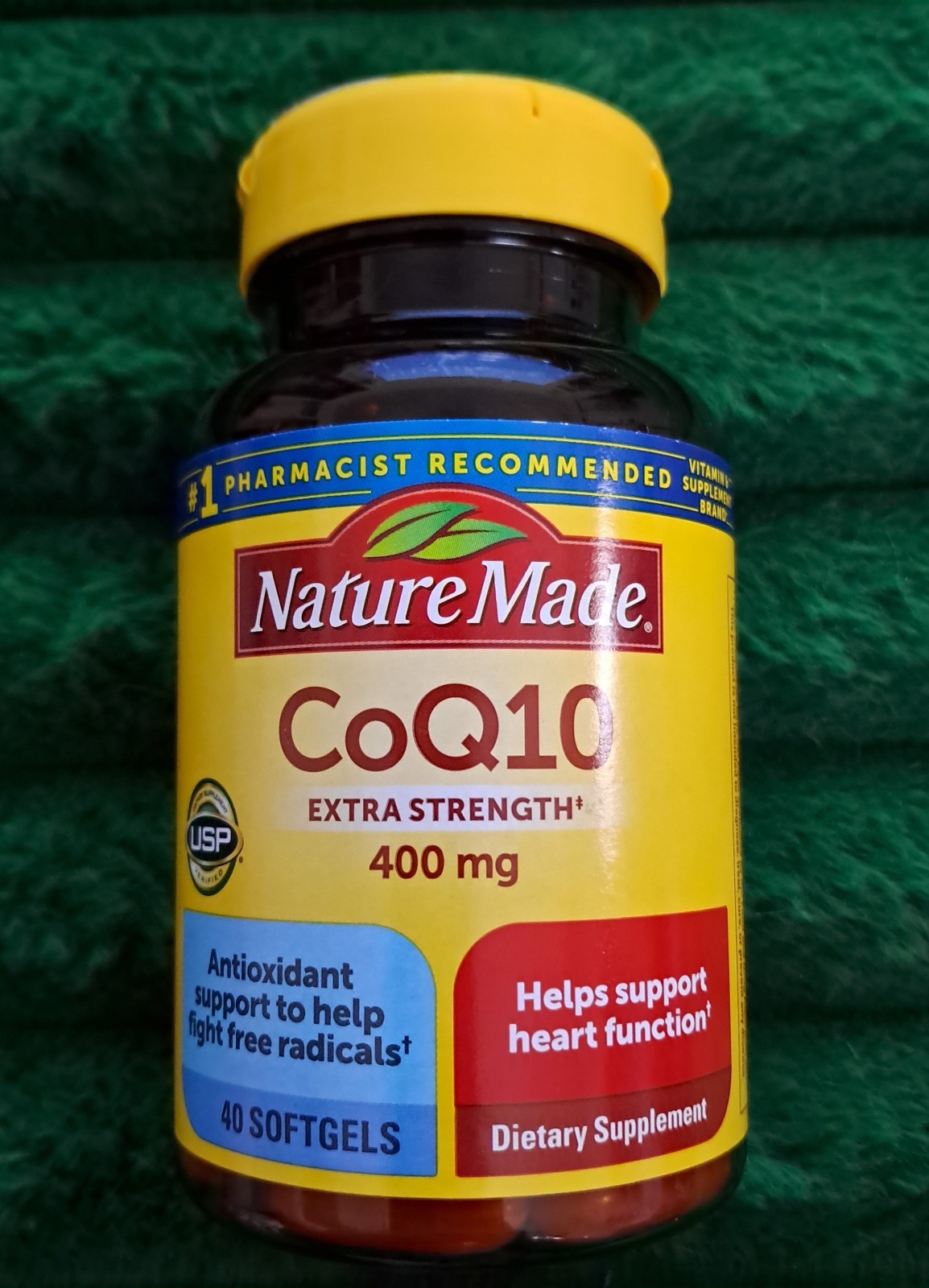Nature Made CoQ10 400 mg 40 Softgels Heart Function & Antioxidant Support