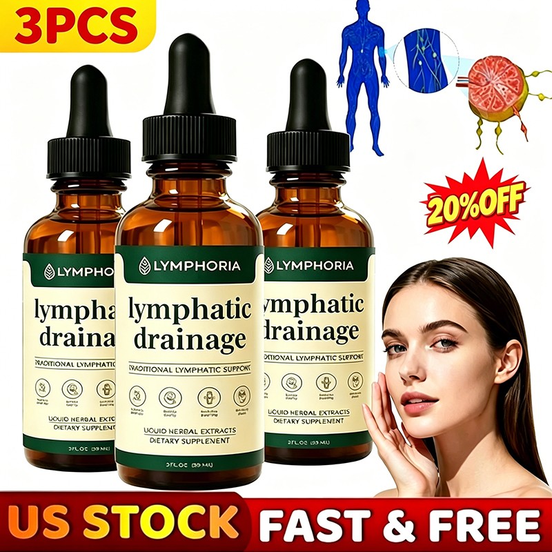 3X Lymphoria – Lymphatic Drainage 59ml – Detox, Bloat Relief & Immune Support