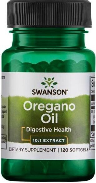 Swanson Premium Oregano Oil 10:1 Extract 120 Softgels – FREE SHIPPING!