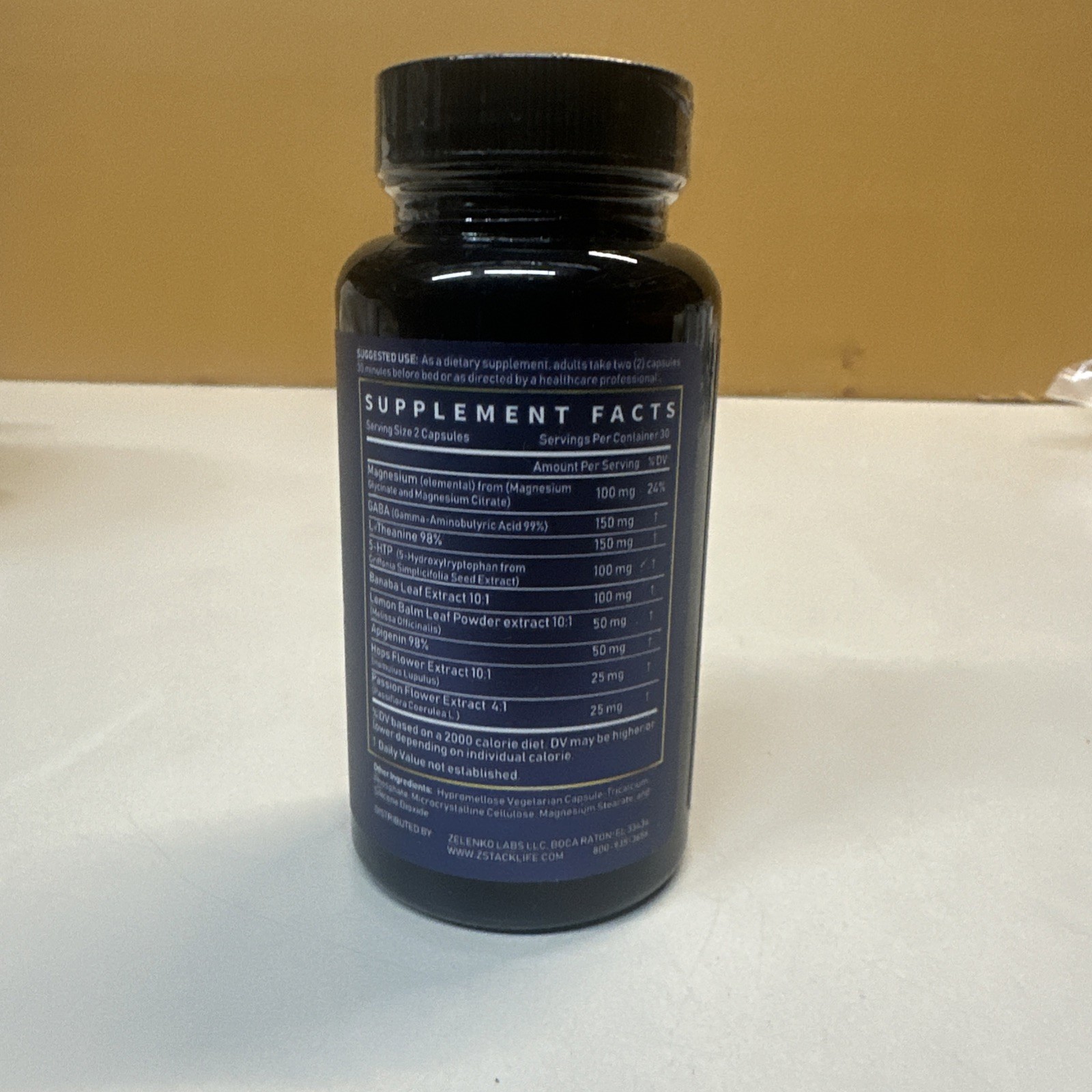 Zelenko Protocol Z-Night Sleep Aid Magnesium GABA 5-HTP 60 Capsules Exp 12/2028