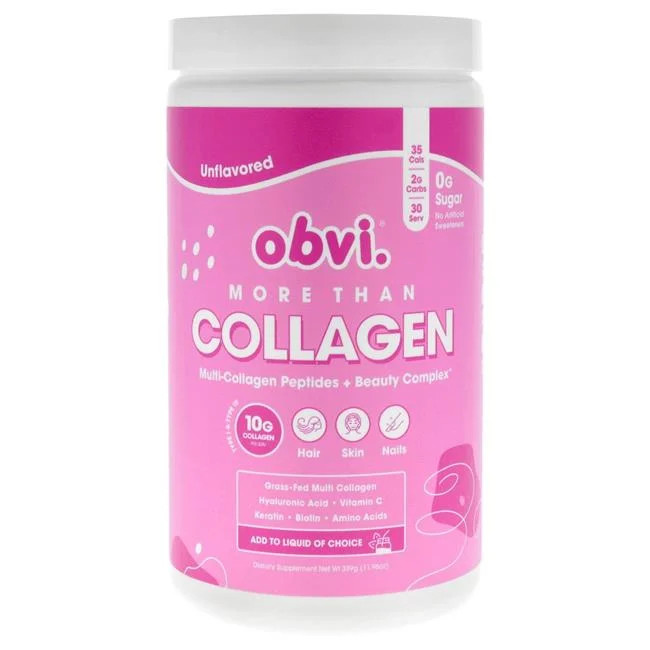 Obvi I0145101 11.96 oz More Than Collagen for Unisex – Unflavored