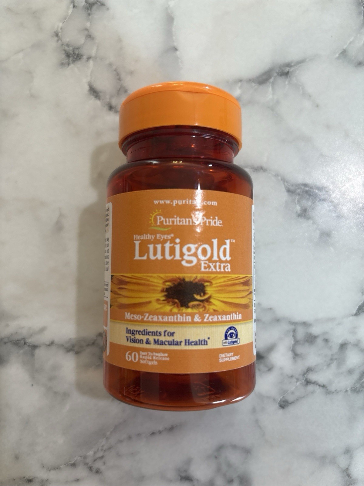 Puritan’s Pride Healthy Eyes Lutigold Extra – 60 Soft Gels Lutein 20mg 08/27
