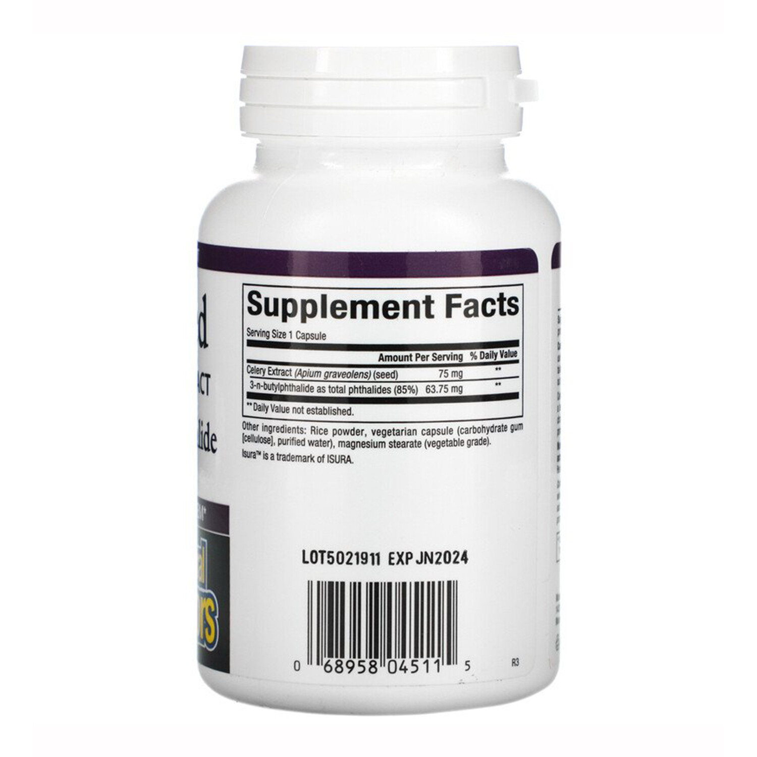 Natural Factors – Celery Seed Extract,Circulatory Support,120 Vegetarian Caps