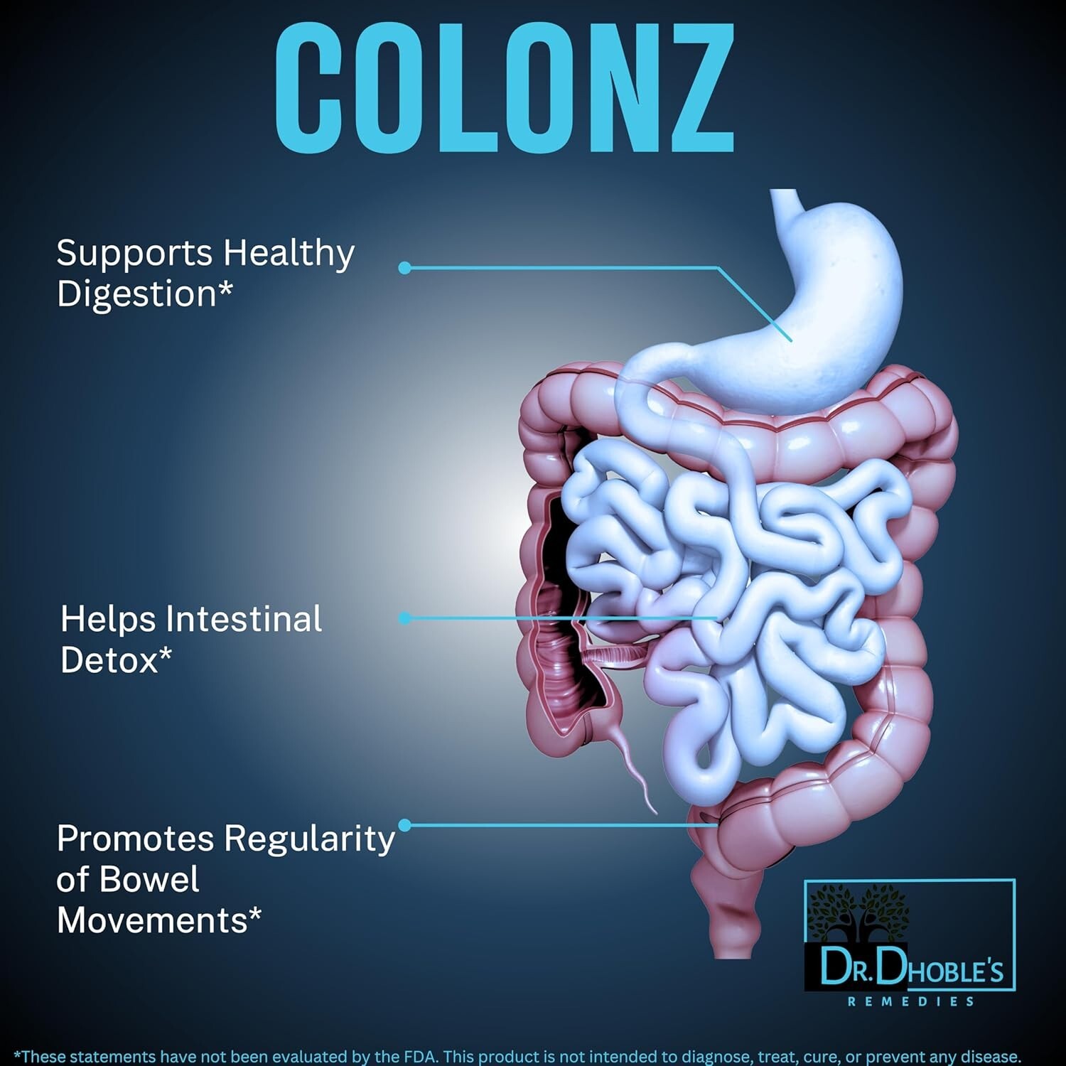 ColonZ Herbal Colon Cleanser, Cleanses, Detoxify, Remove Toxins, Herbal Laxative