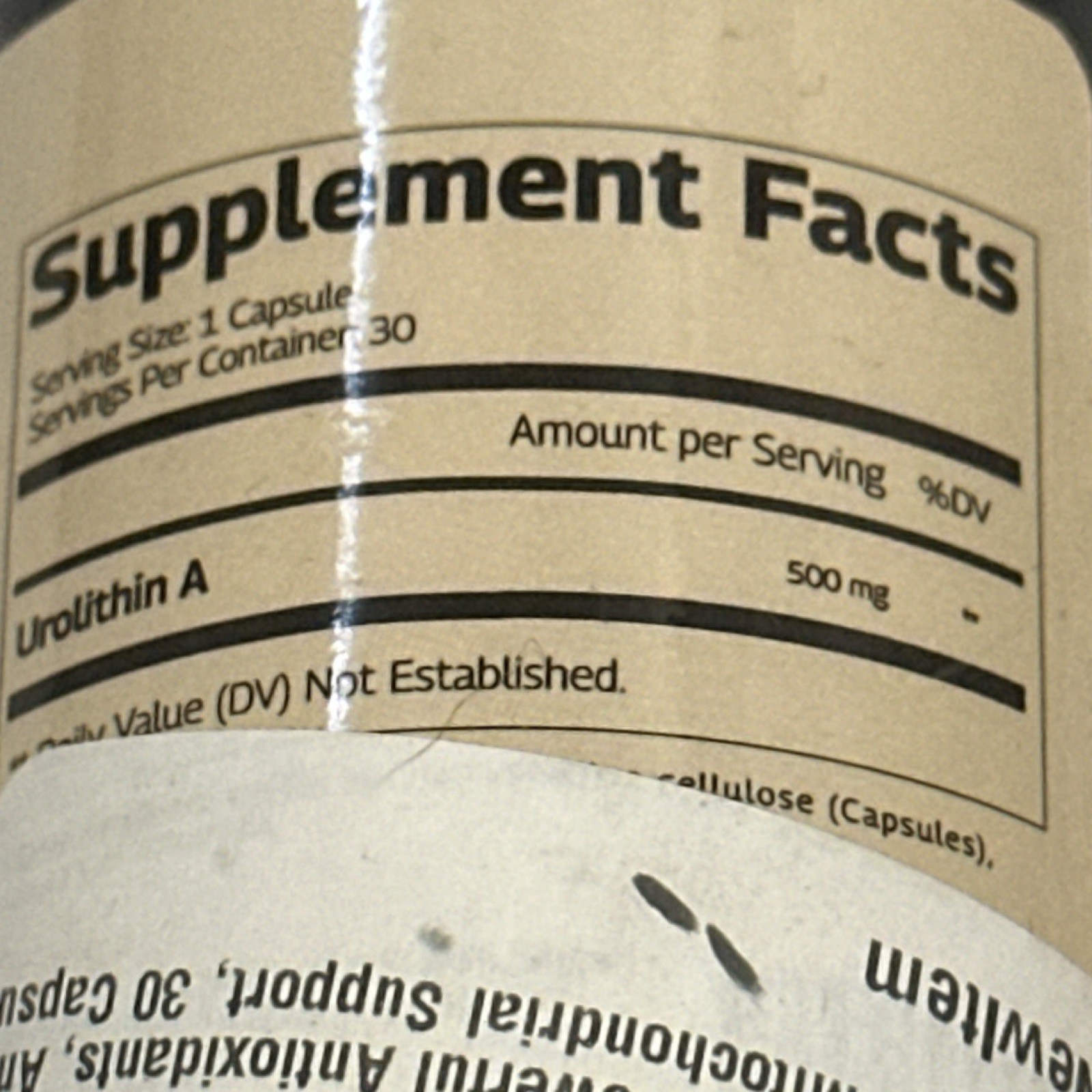 VINATURA Urolithin A 500mg Cellular Energy Mito Support 30 Caps Exp 12/2027