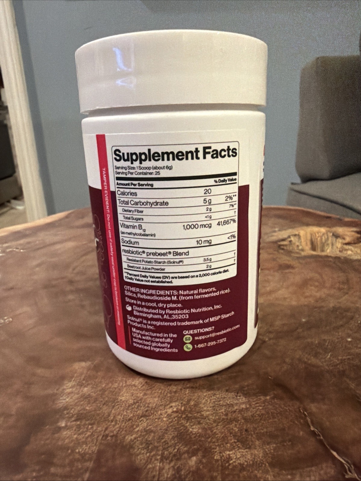 Prebeet Daily Prebiotic & Beets Powder | Mixed Berry | 5.29 oz | exp 03/28