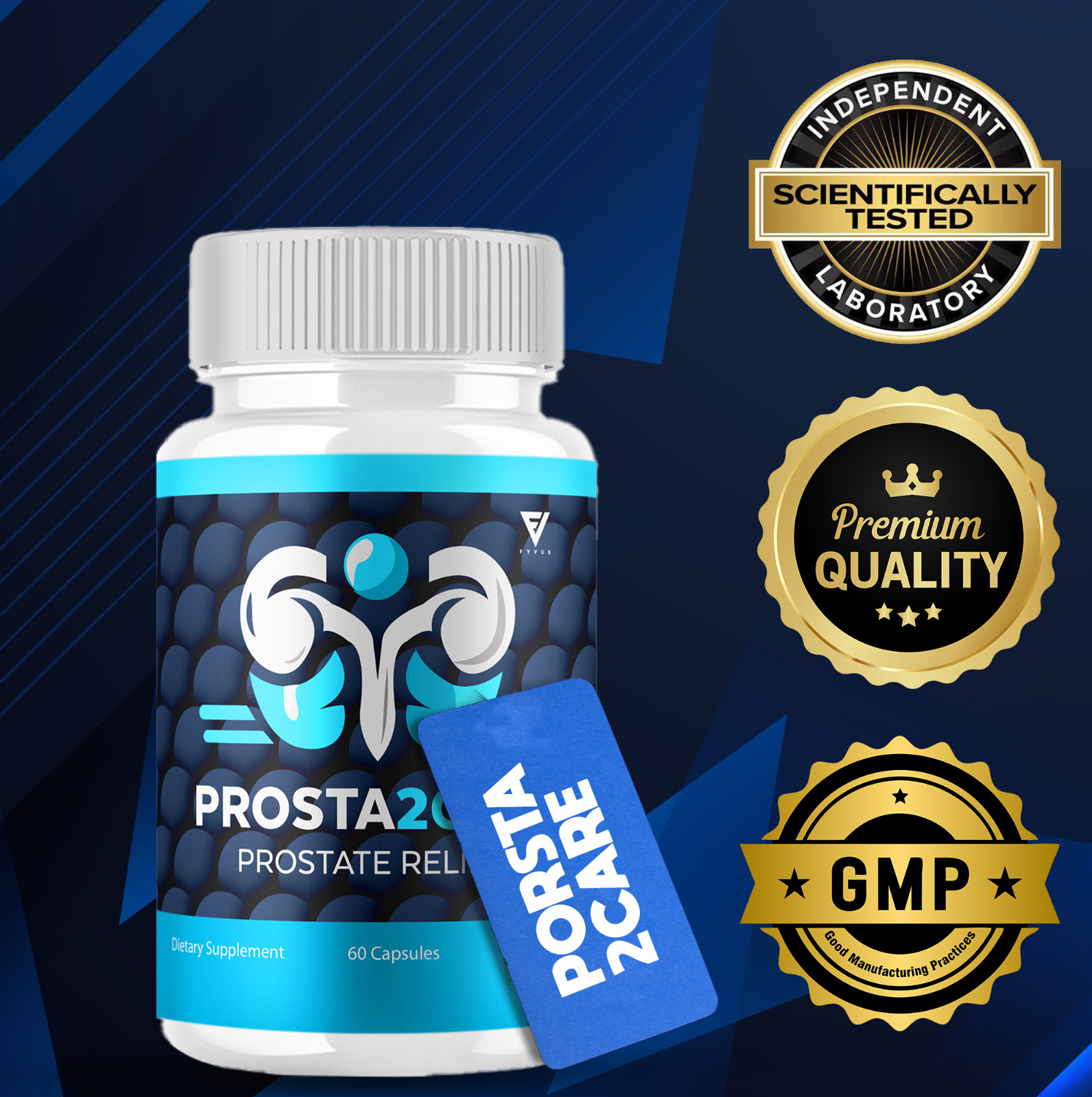 (2 Pack) Prosta2Care Capsules Prosta Care Prostate Support (120 Capsules)