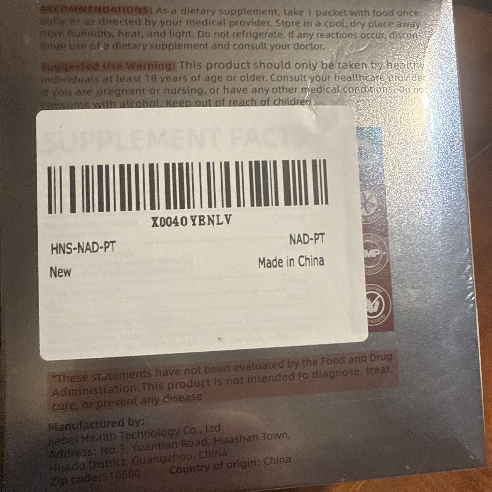 NAD Supplements with PQQ Quercetin NAD Nicotinamide Riboside and Resveratrol 30