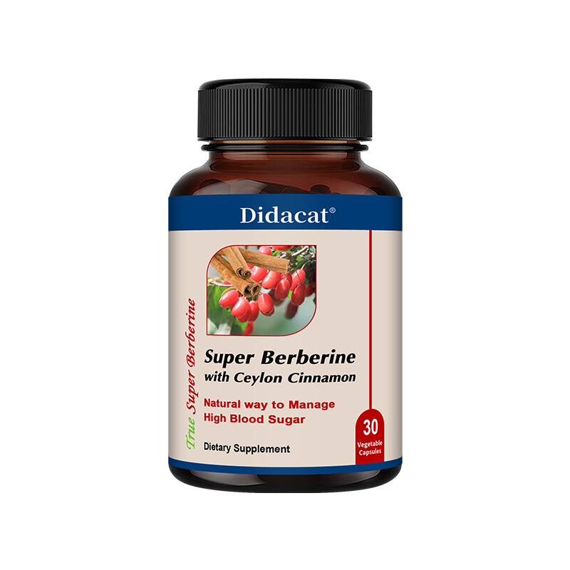 Super Berberine with Ceylon Cinnamon Dihydroberberine, 4250 Mg Capsules