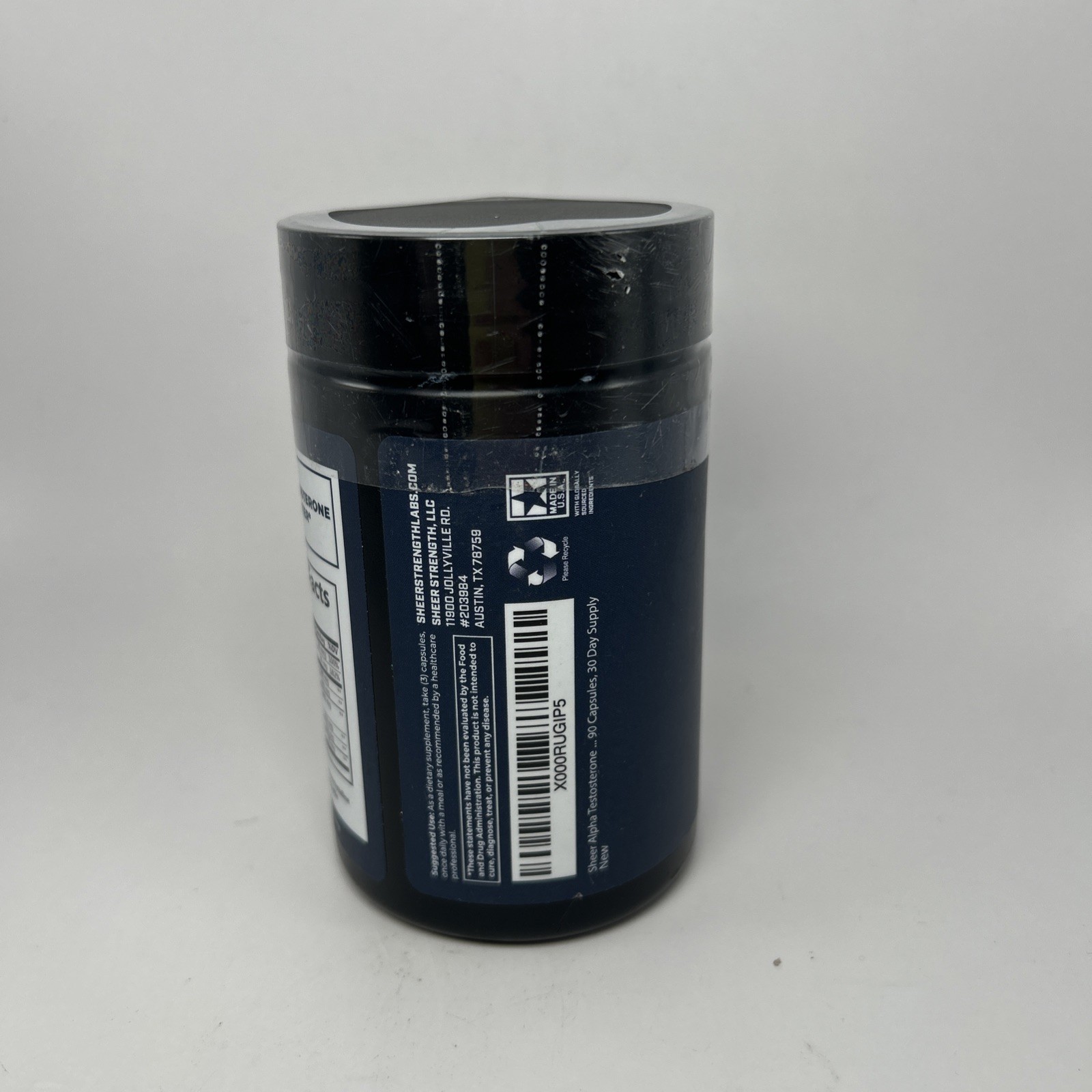 Sheer Strength Labs Sheer Alpha Testosterone Booster For Men 90 Capsules 10/28