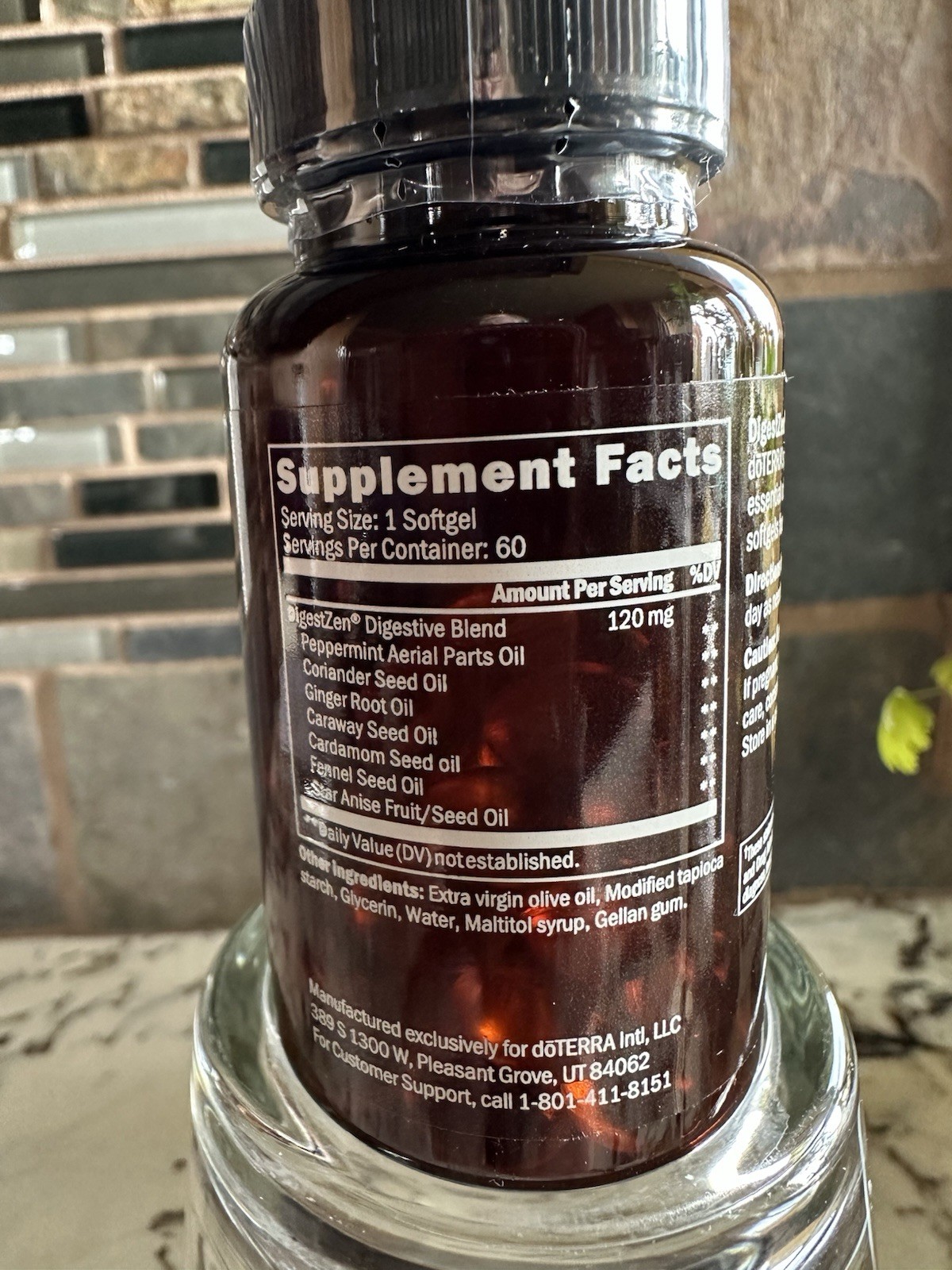 DoTerra DigestZen Digestive Dietary Supplement 60 Softgel NEW SEALED Exp 09/2027