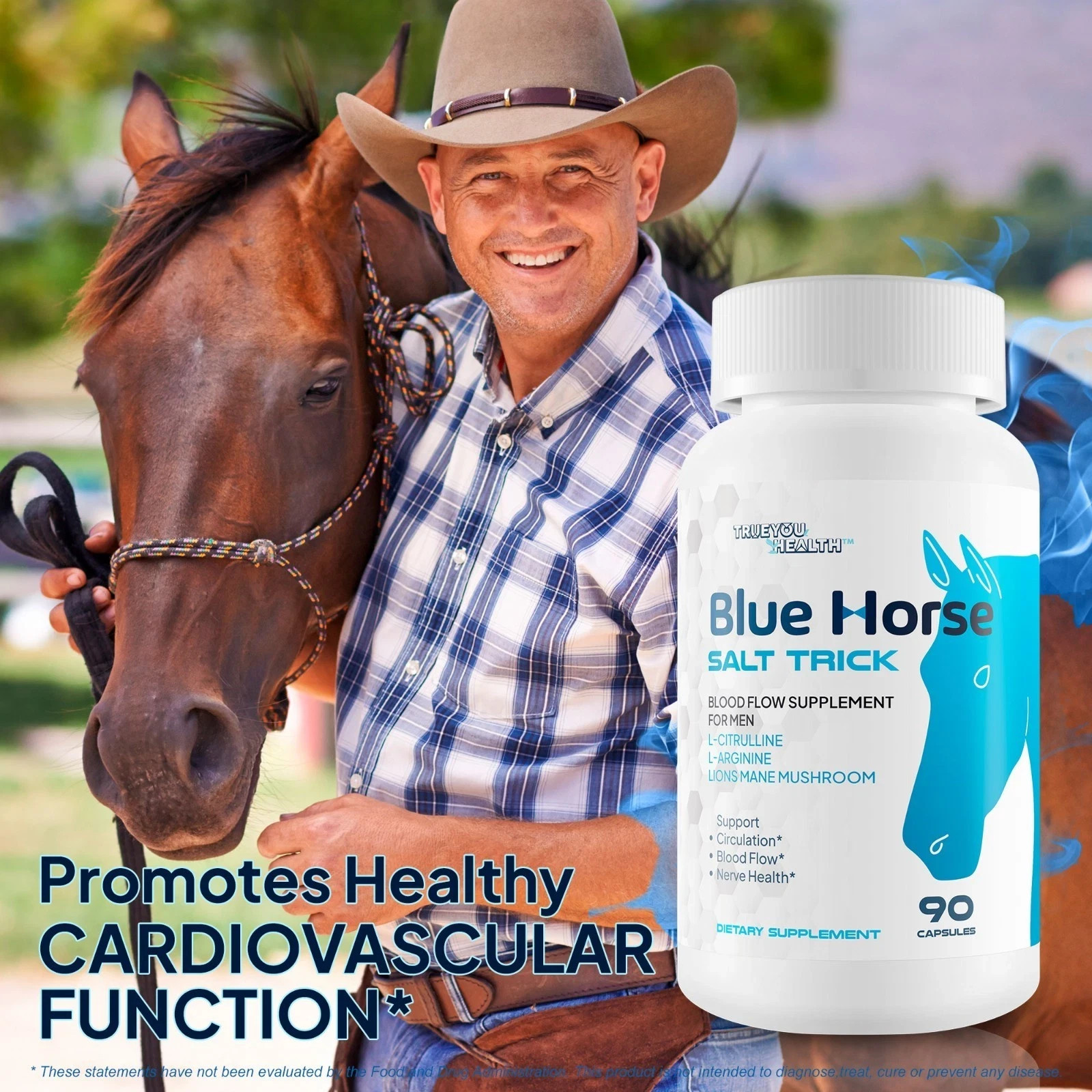 Blue Horse Salt Trick – Our Best Blood Flow Supplement for Men Free Shipping US