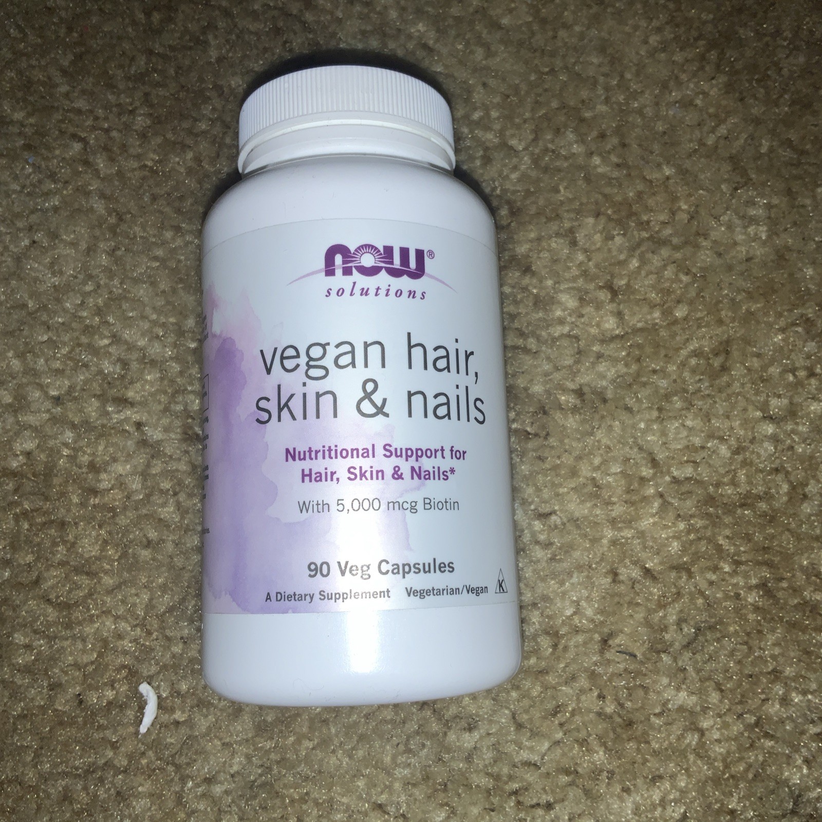 NOW Foods Lösungen, vegane Haare, Haut und Nägel, 90 vegetarische Kapseln