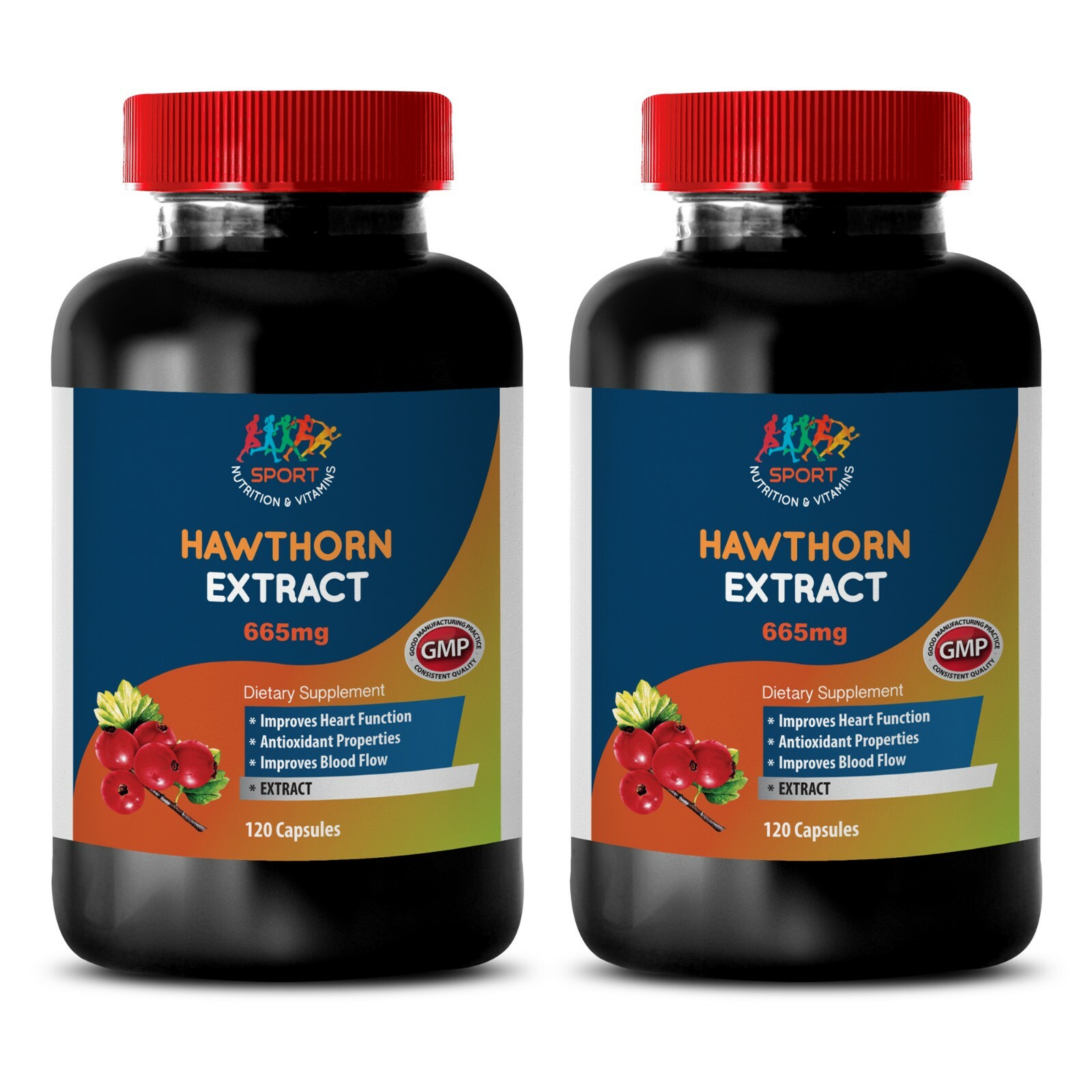 heart health supplement – HAWTHORN EXTRACT 665mg – antioxidant properties 2B
