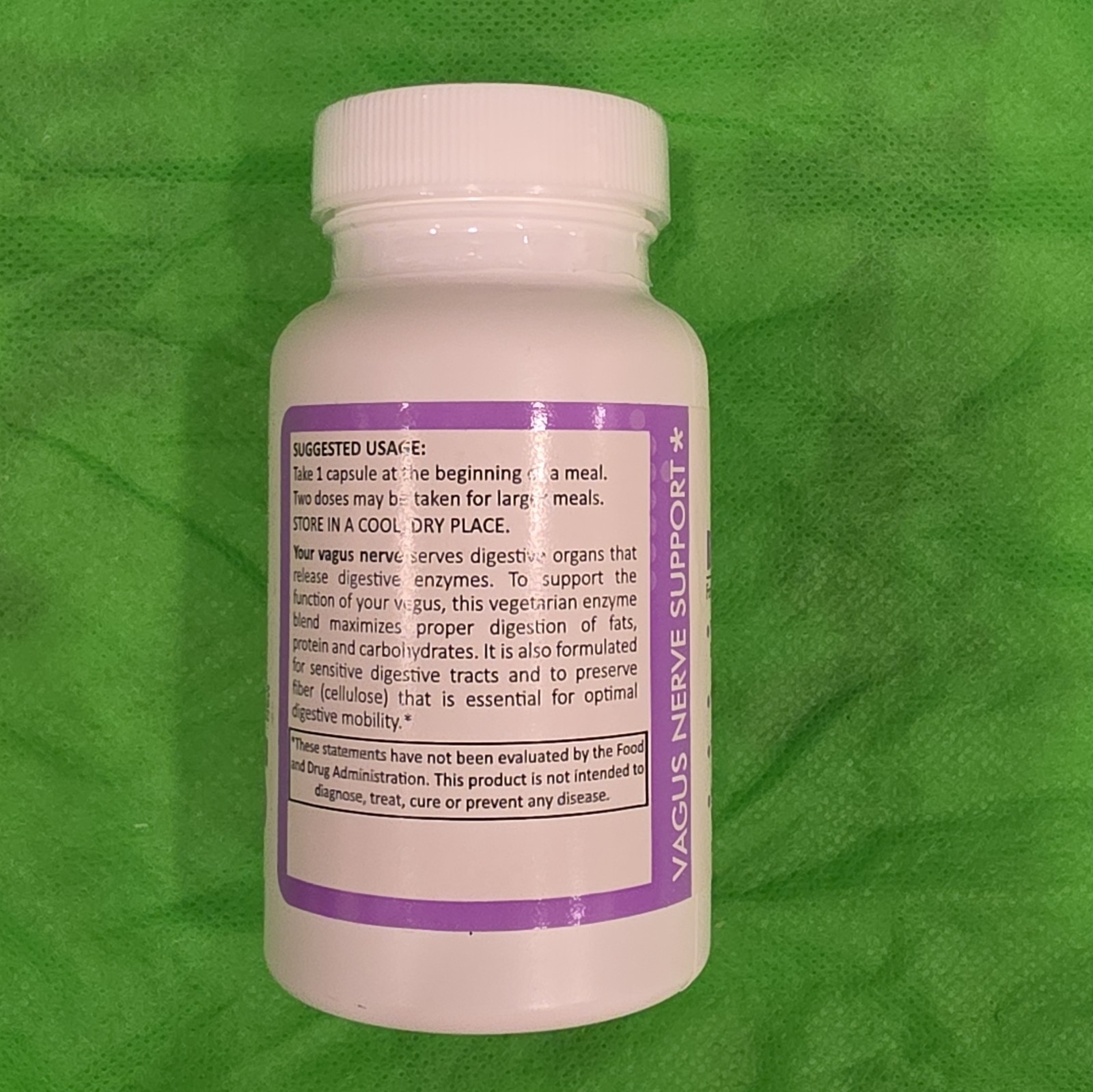 TJ Nutrition Digestive Enzymes 200mg Time-Released Vegetarian 60 Capsules