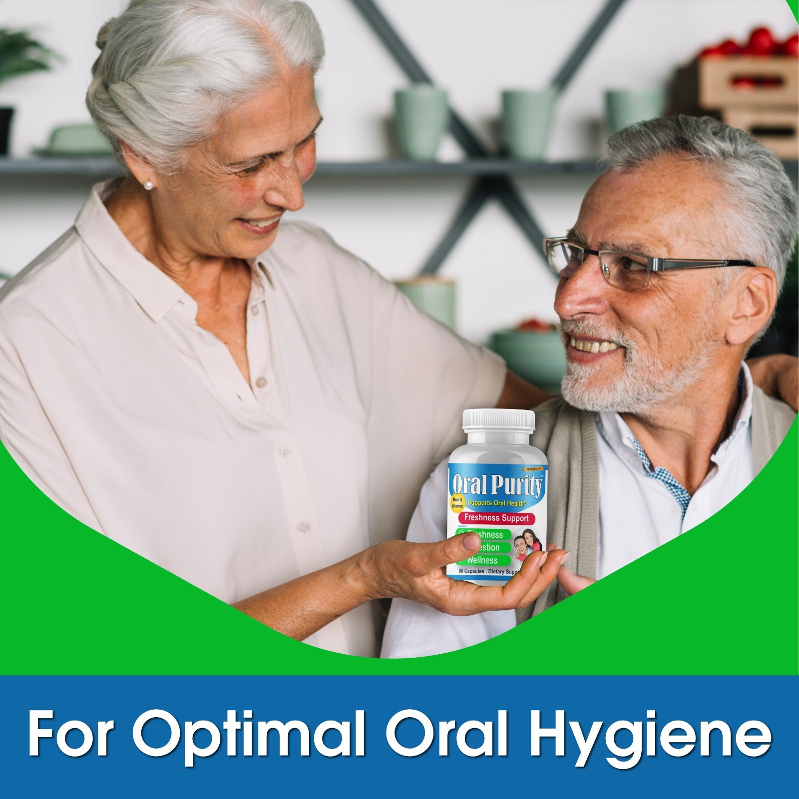 Dental Probiotic for Bad Breath Support, Oral Health Maintenance & Fresh Breath
