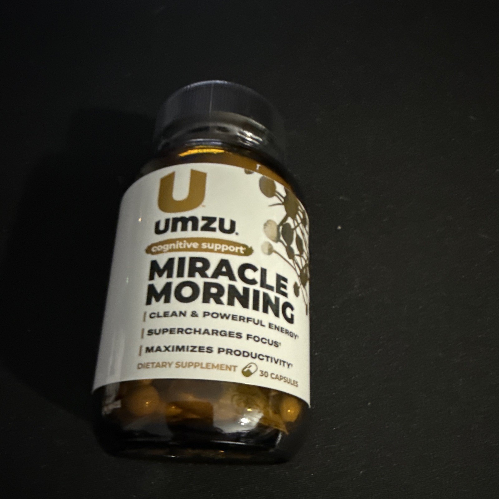 UMZU Miracle Morning Energy + Cognitive Support 30 Caps Exp 10/2027