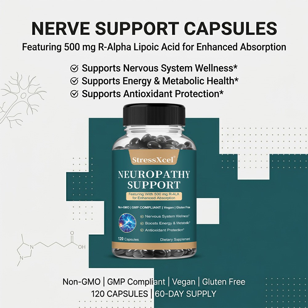 Brain Support Complex with Antioxidant Vitamin for Brain Comfort 30/60/120 Caps