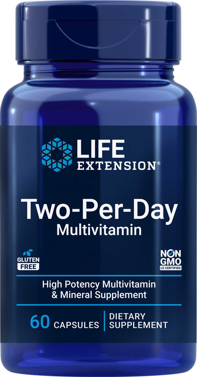 LIFE EXTENSION TWO PER DAY 60 Caps