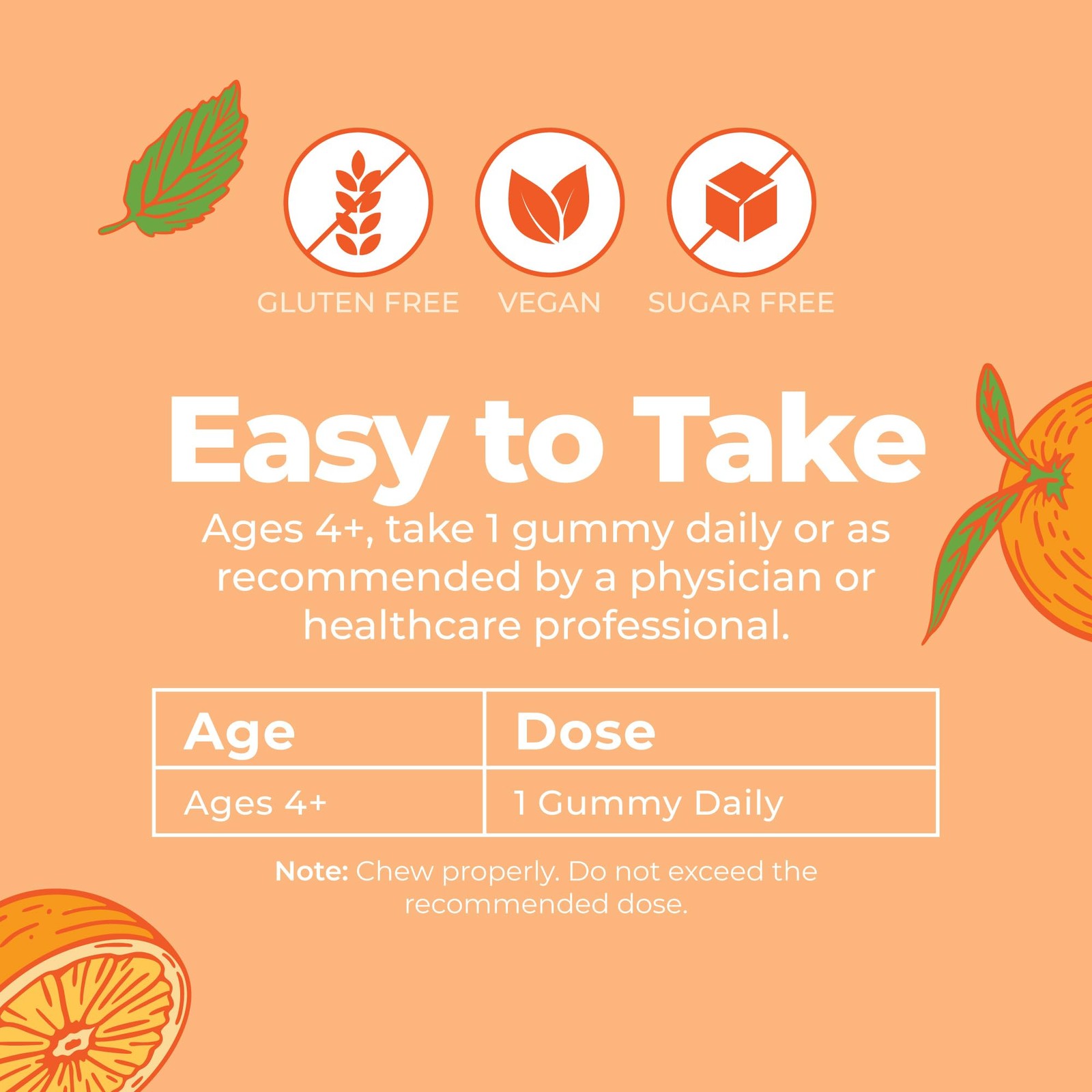 MARYRUTH’S Vegan Omega 3 Gummies for Kids 4 2 Month 60 Count (Pack of 1)