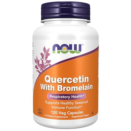 NOW FOODS Quercetin with Bromelain – 120 Veg Capsules