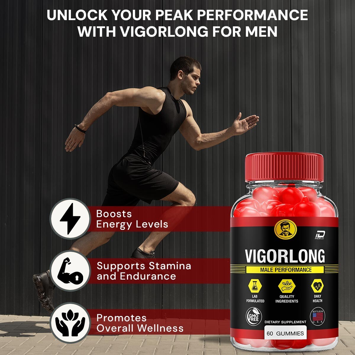 (3 Pack) VigorLong Gummies for Men – Vigor Long Male Gummies All-Natural