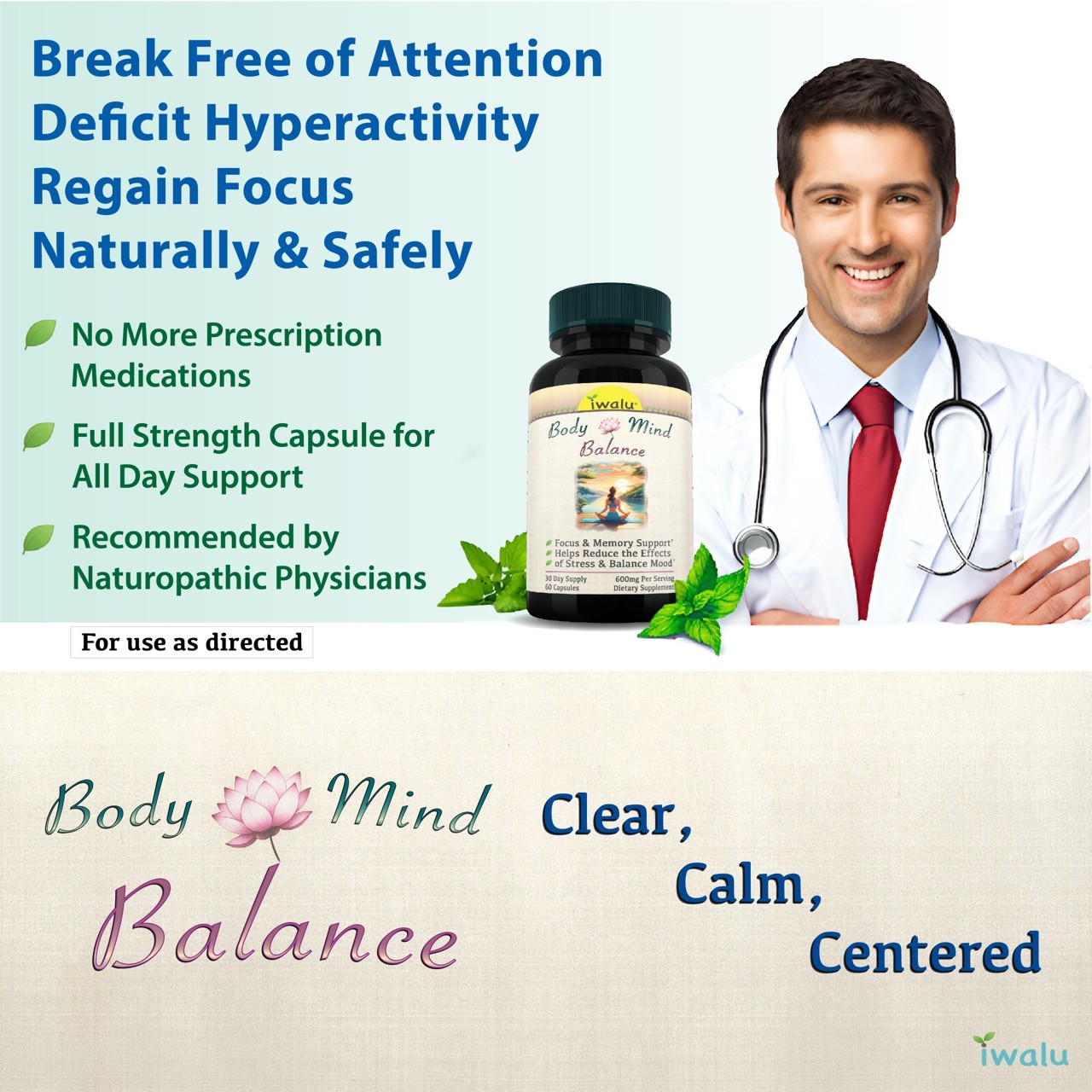 Best Vitamins To Reduce Cortisol, IWALU | *FAST FREE SHIPPING* Same Day