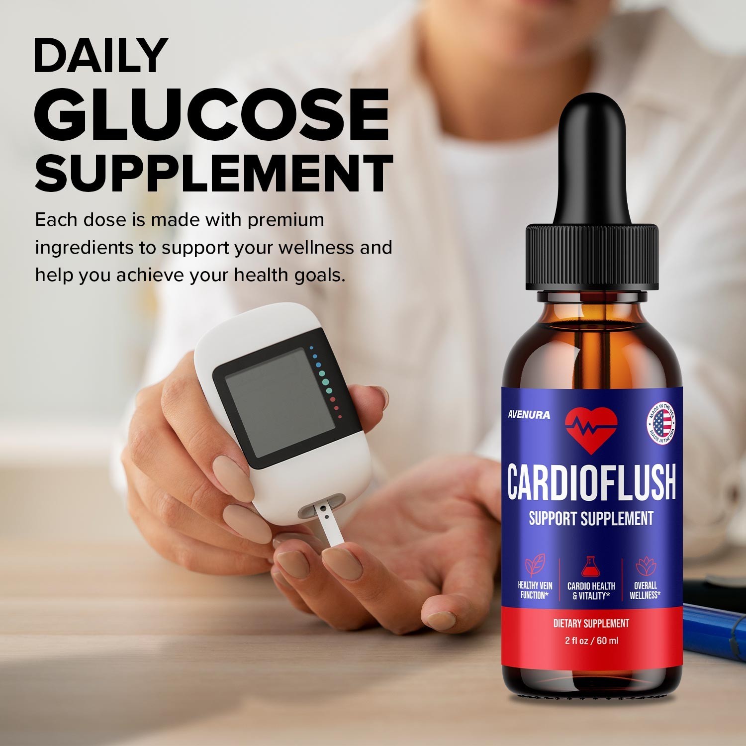 (5 Pack) CardioFlush Liquid Drops – Cardio Flush Extra Strength Natural Blend