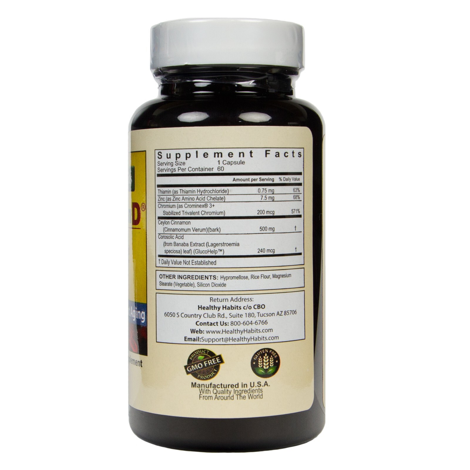 Striction D Premium Blood Sugar Support 60 Capsules Healthy Habit Over 2538 Sold