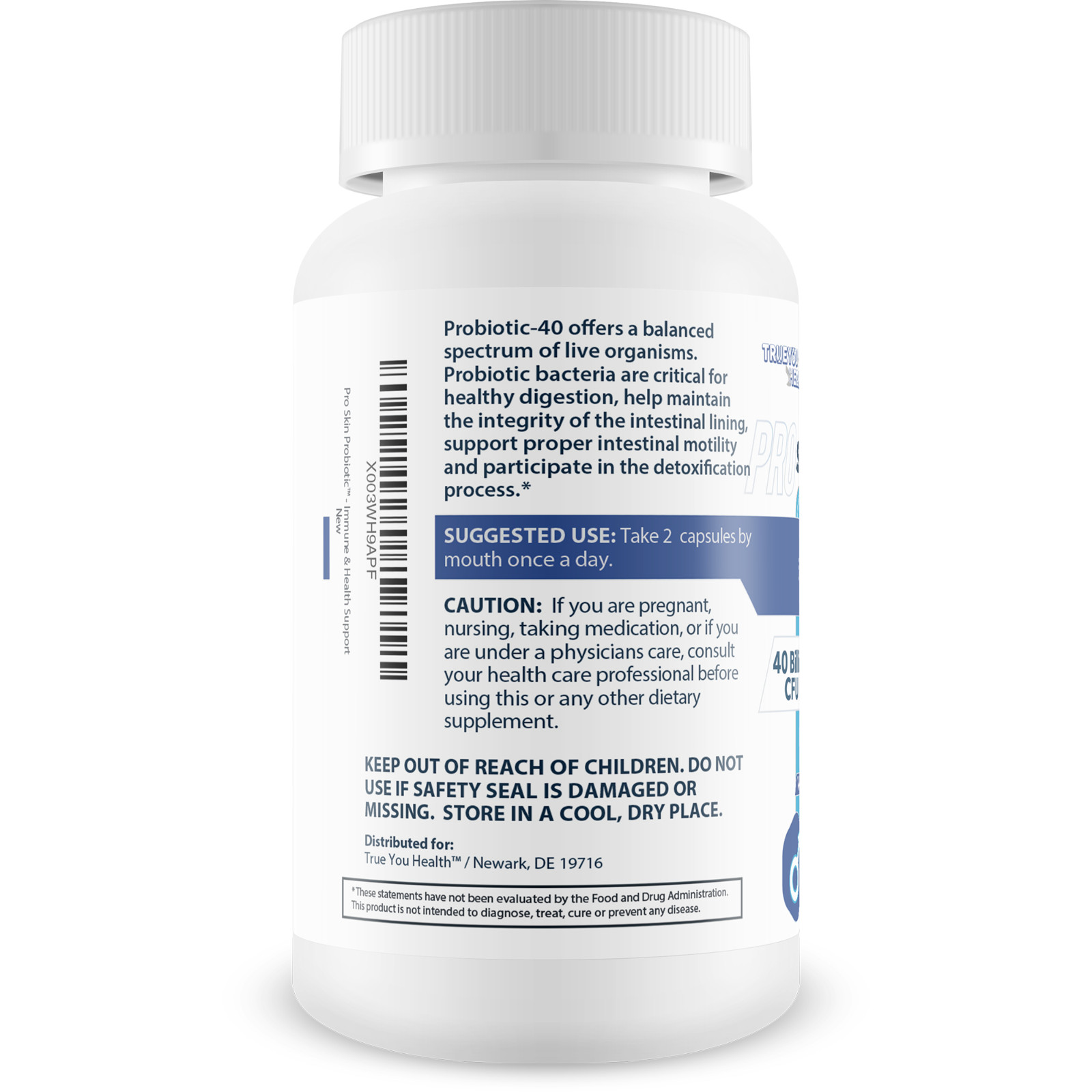 Pro Skin Probiotic – Skin Health Supporting Probiotic with Immune Support