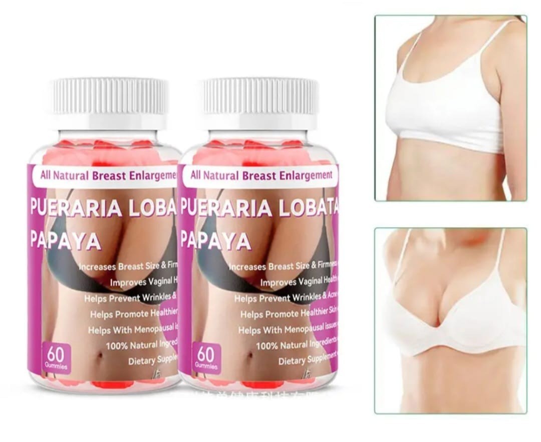 Pueraria Lobata Papaya Gummies 60 Candies – Breast Volumizing Supplement