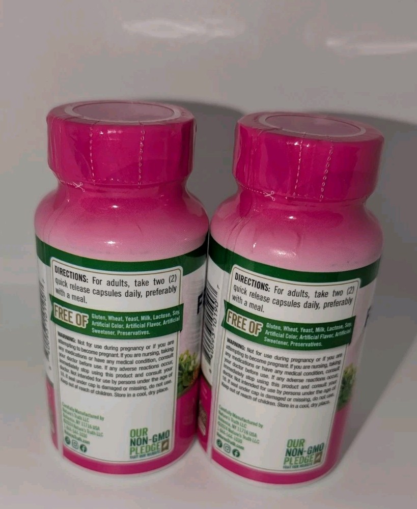 2 X NATURE’S TRUTH Fenugreek Seed Supplement for Traditional Breastfeeding