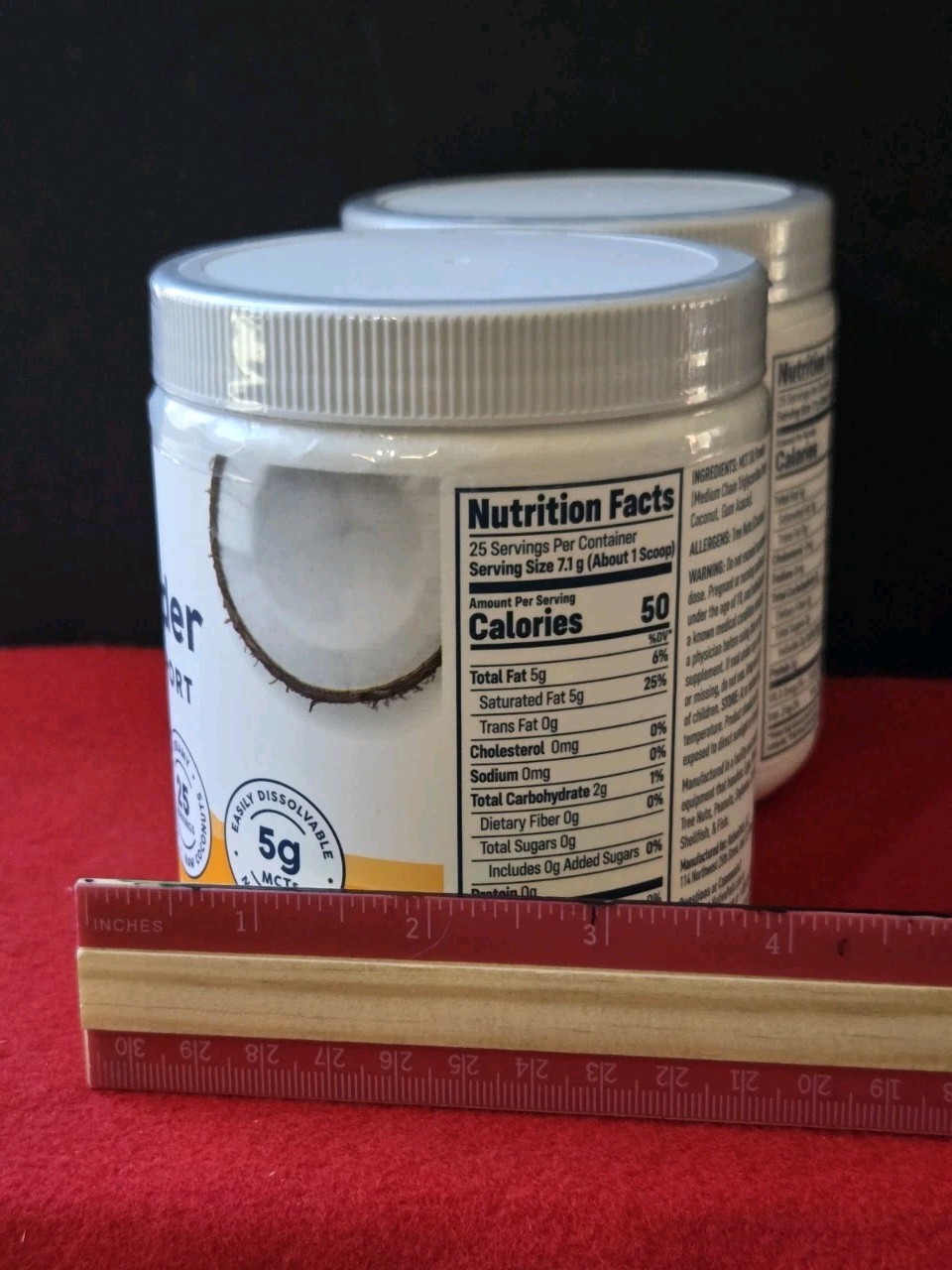 NativePath MCT Powder Metabolic Support 25 Servings 6.3 oz Lot of 2 Exp 08/2026