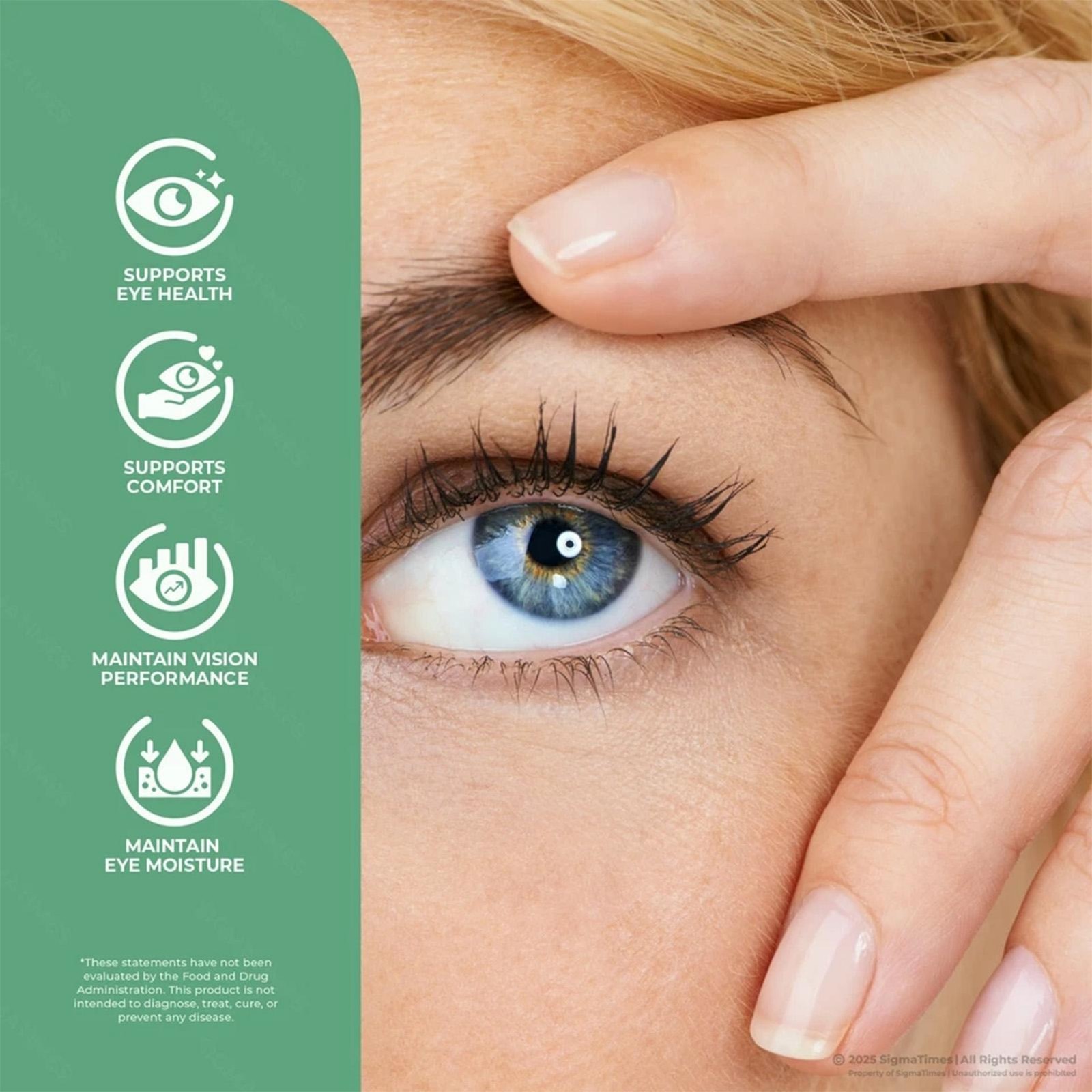 3 X Augenix Capsules, Advanced Eye Health & Vision Support Supplement 60ct