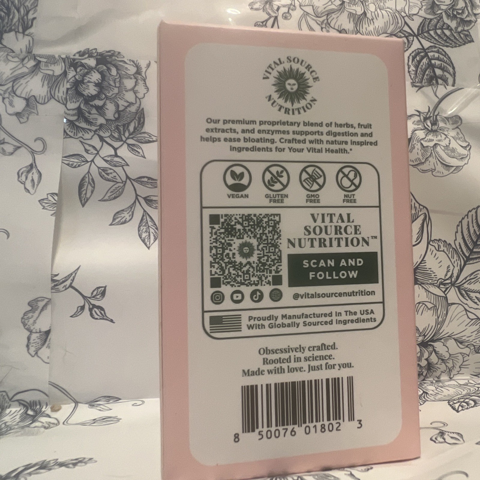 Vital Source Nutrition AiRi Debloat Digestive Support 60 Caps Vegan Exp 08/2027