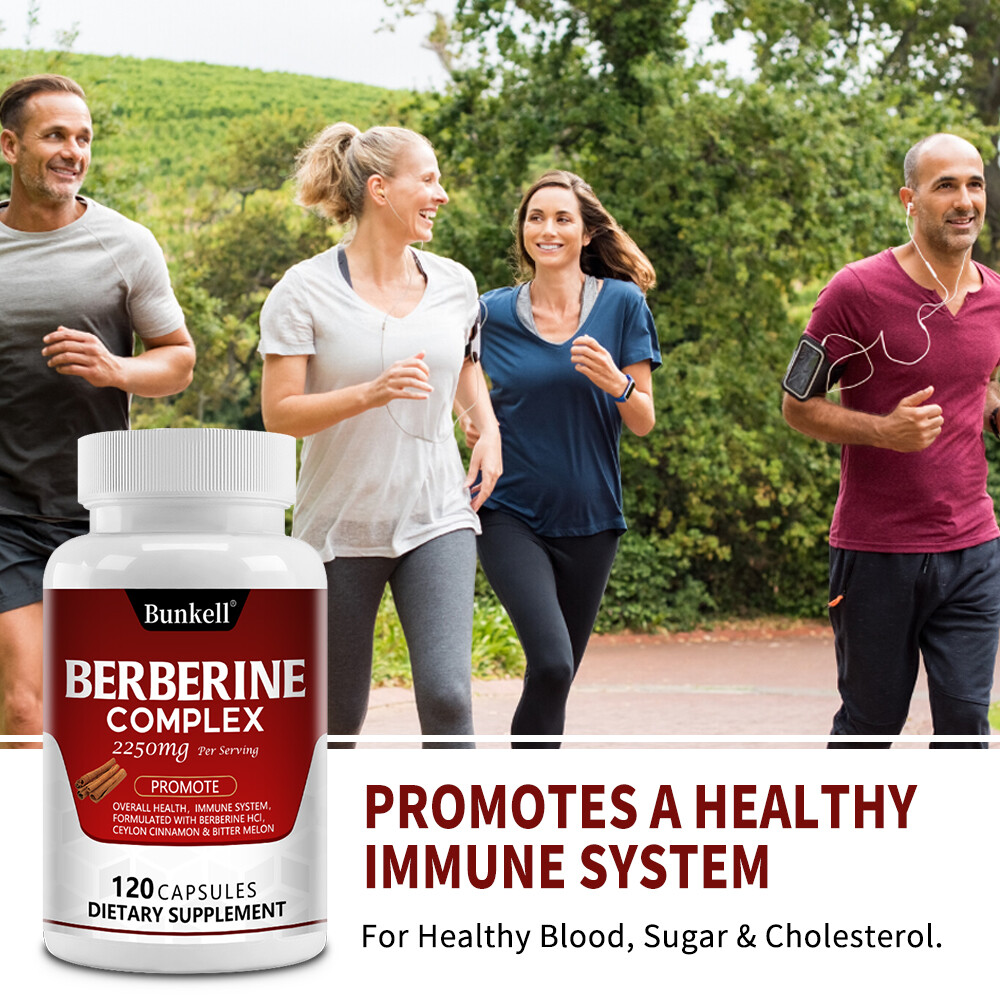 Premium Berberine HCL 2250mg High Potency Immune Health, Blood Sugar Support