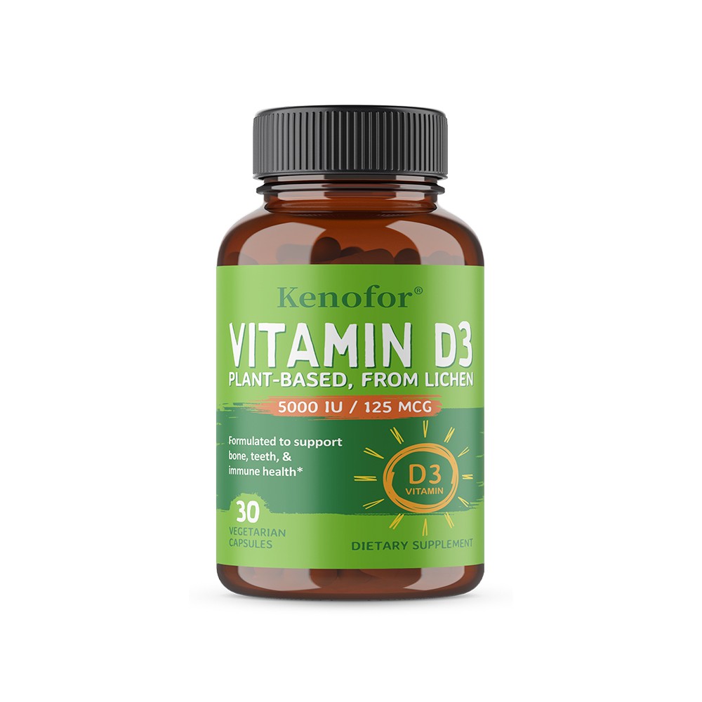 Vitamin D3 Capsules – Promotes strong bones, mood support, immune health