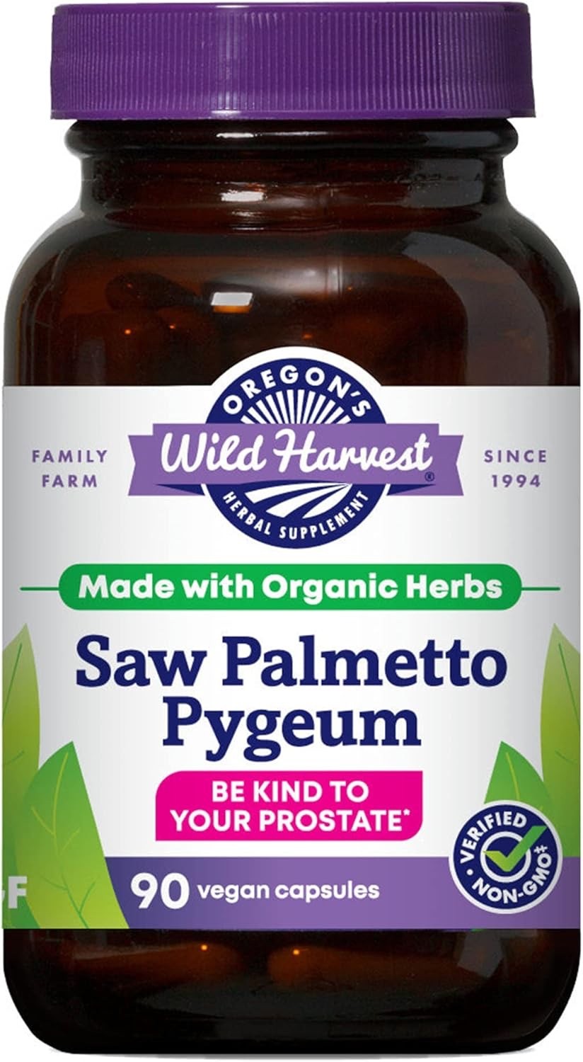 Oregon’s Wild Harvest – Saw Palmetto Pygeum – Organic (90caps)