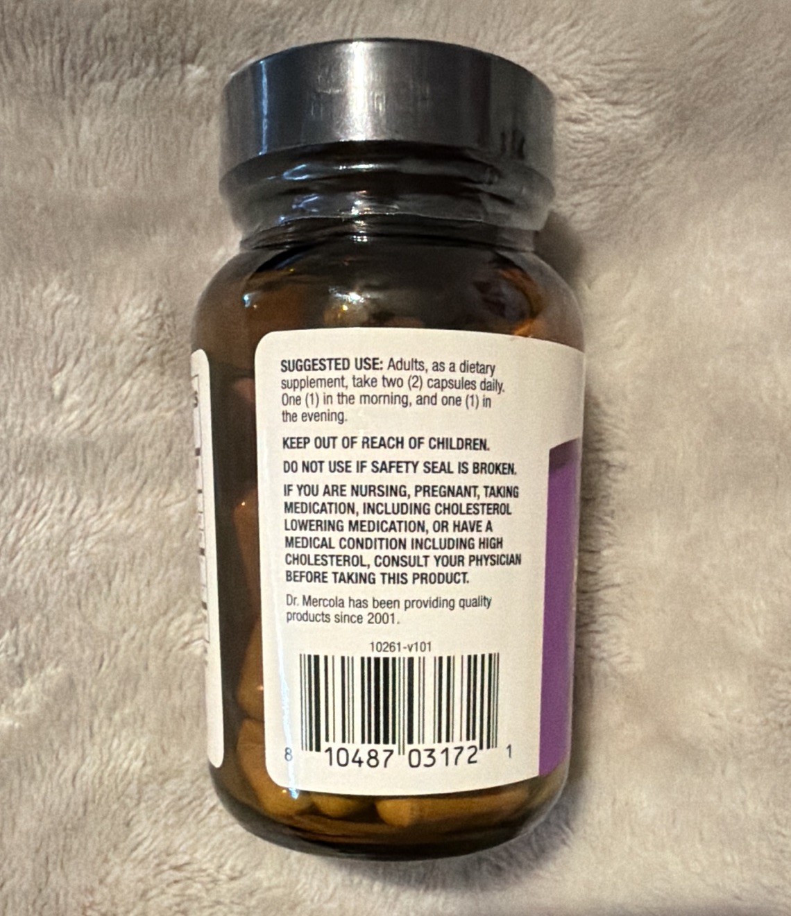 Dr. Mercola Quercetin Phytosome + trans-Pterostilbene 500mg Antioxidant 60 ct