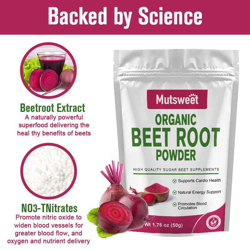Organic Beet Root Powder, Support Antioxidants Blood Pressure Supplements