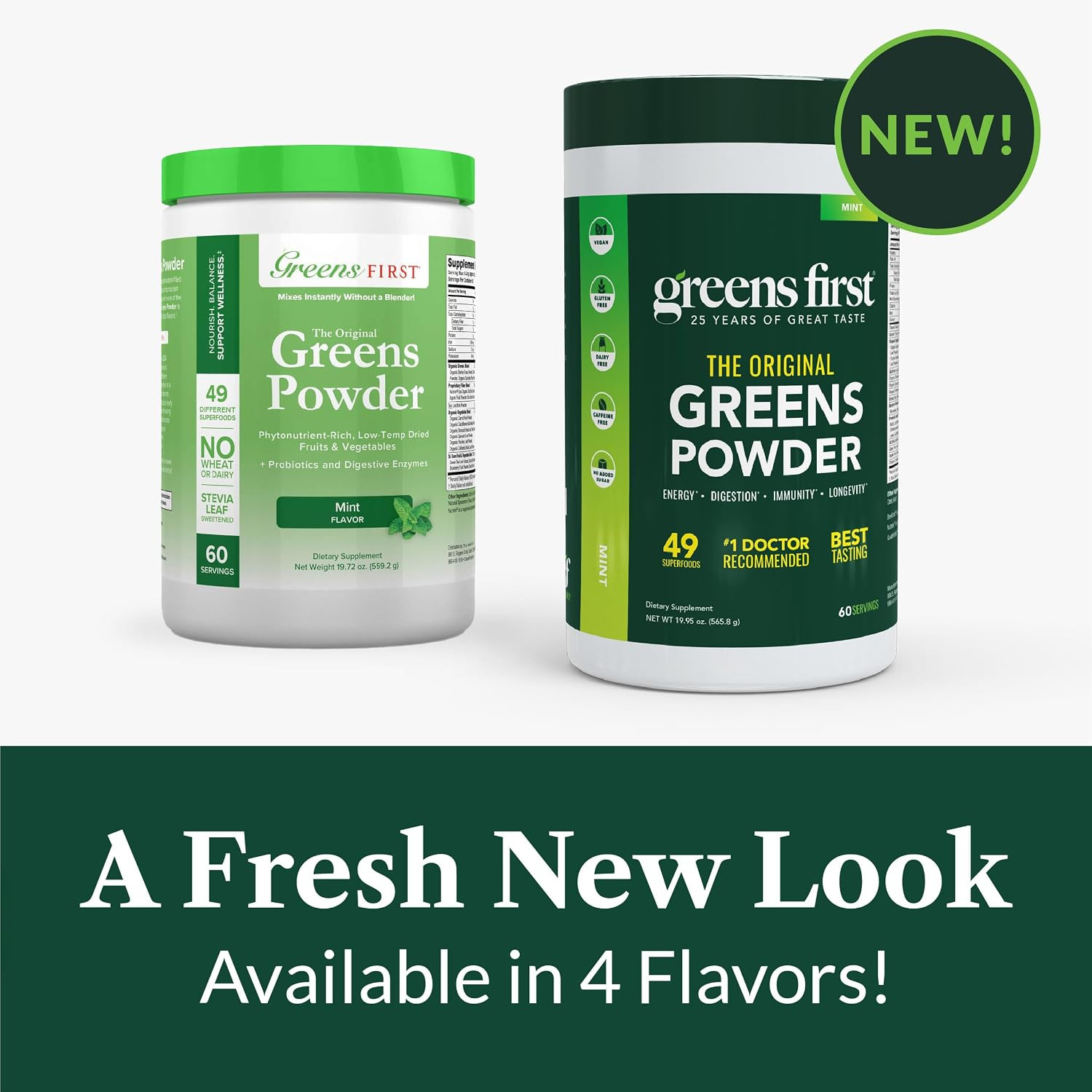 Greens First Original Greens Powder – 49 Superfoods – Organic Fruits & Veggies –