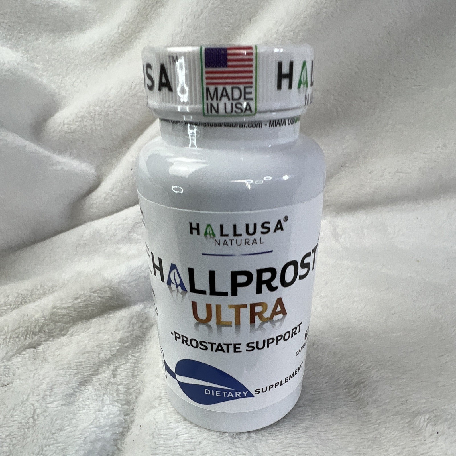 Hallusa Natural Hallprost Ultra Prostate Support 60 Capsules USA Exp 09/2027