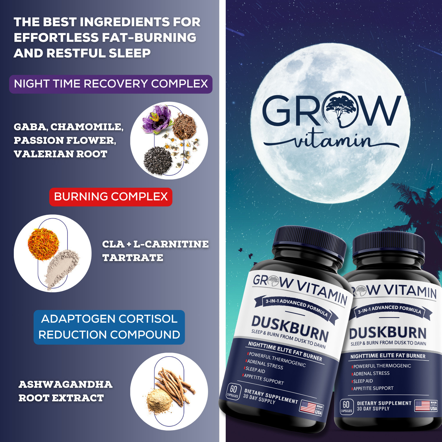 DuskBurn, Night-time Fat Burner