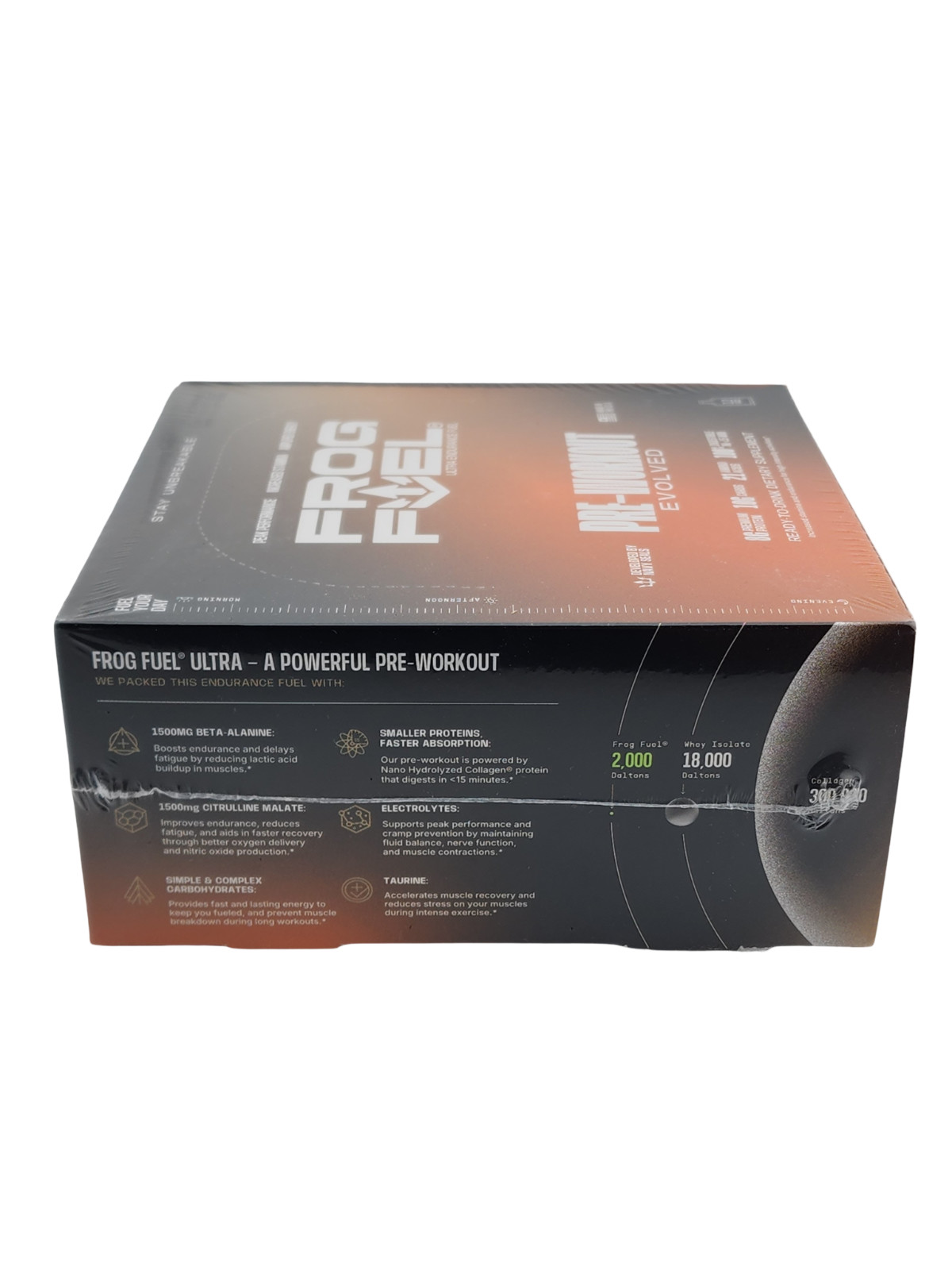 Frog Fuel Pre-Workout Evolved 24 Servings 1.2oz Ready-to-Drink NIB Exp 11/27