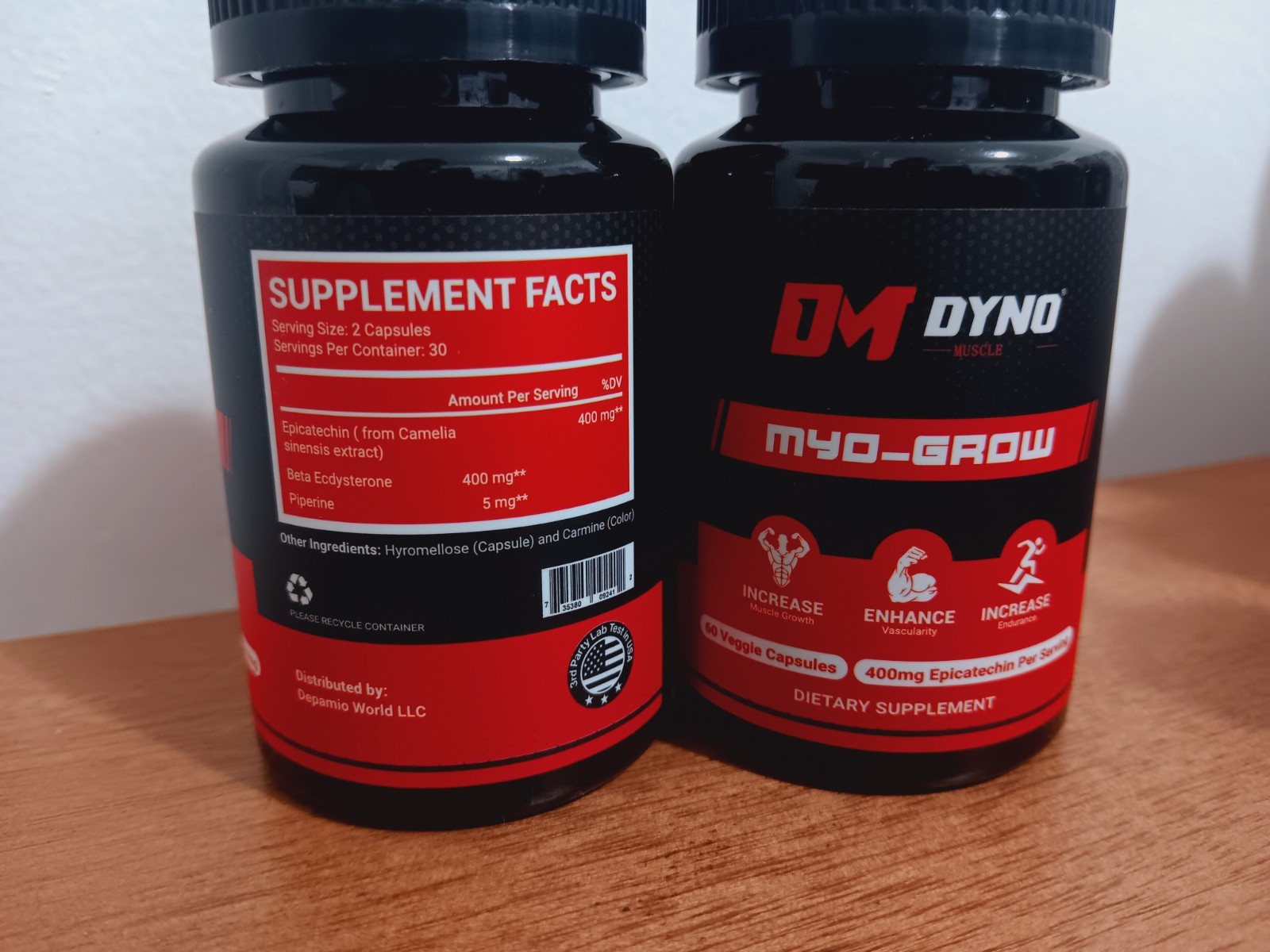 DM DYNO My-Grow Muscle Support Dyno My-Grow Supplement (120 Capsules)(2 Pack