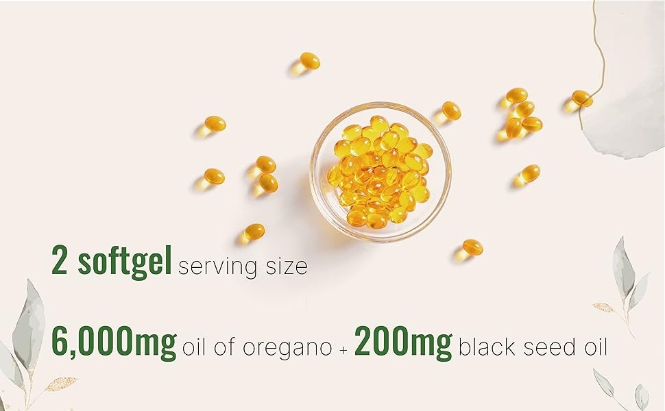 Oregano Capsules for Digestive Support- Daily Use Herbal Supplement