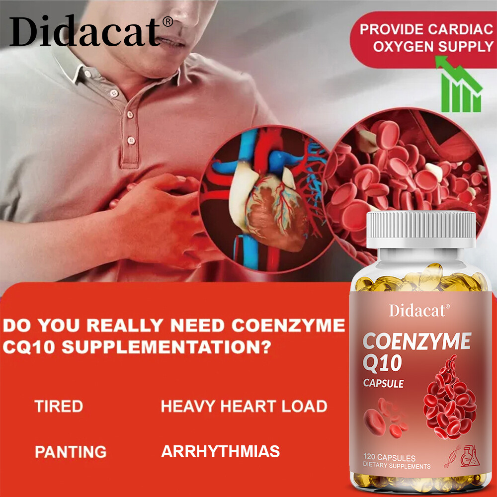 Coq10 200Mg, Supports Heart Health, 30/60/120 Rapid Release Capsules