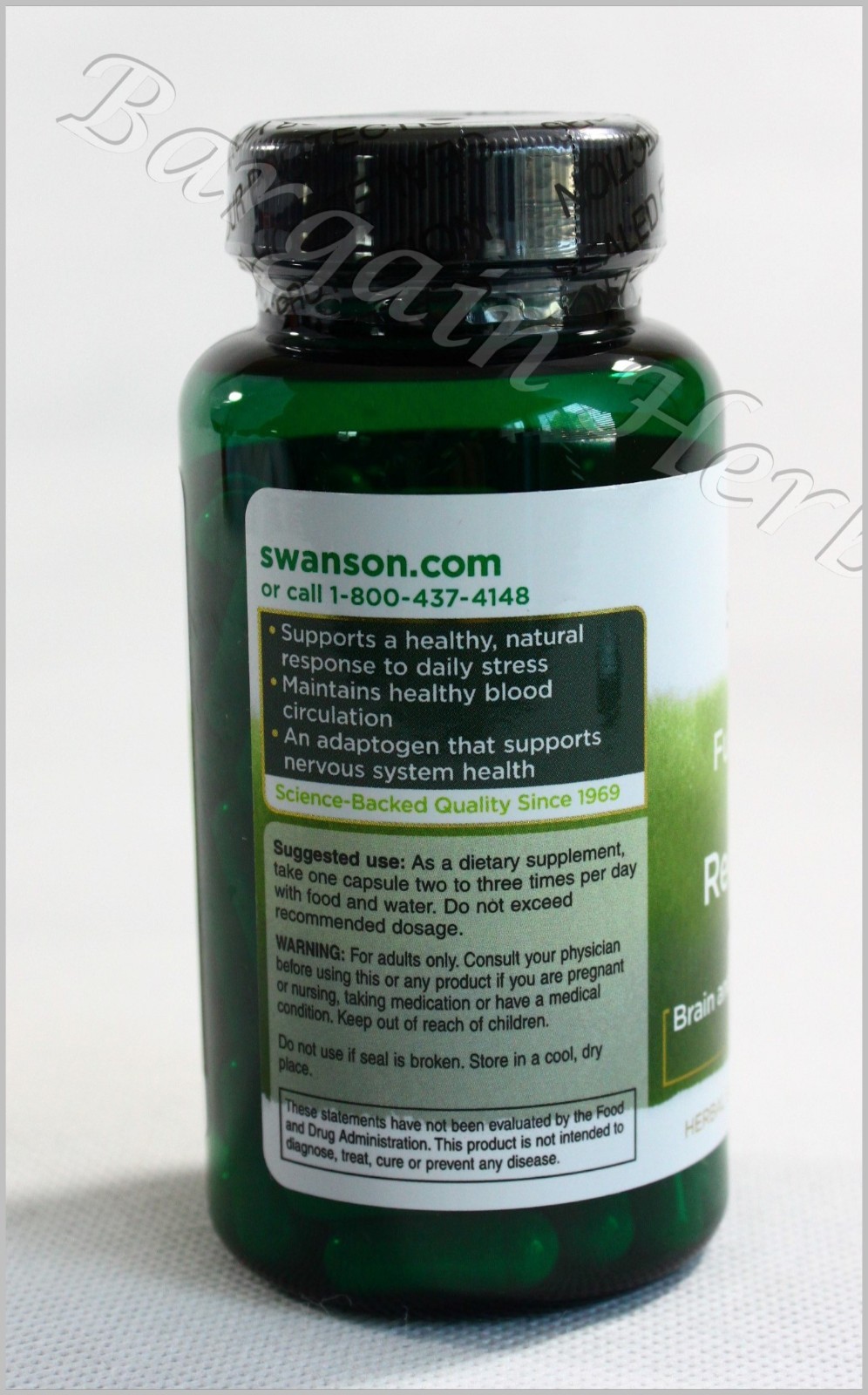Swanson Full Spectrum Korean Red Ginseng Root 400mg 90 Caps Sealed Free Shipping