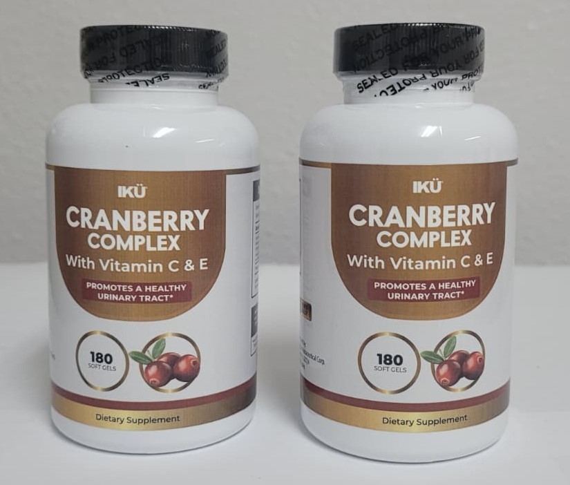 Cranberry Complex with Vitamin C & E- (Two Pack) – 360 Soft gels