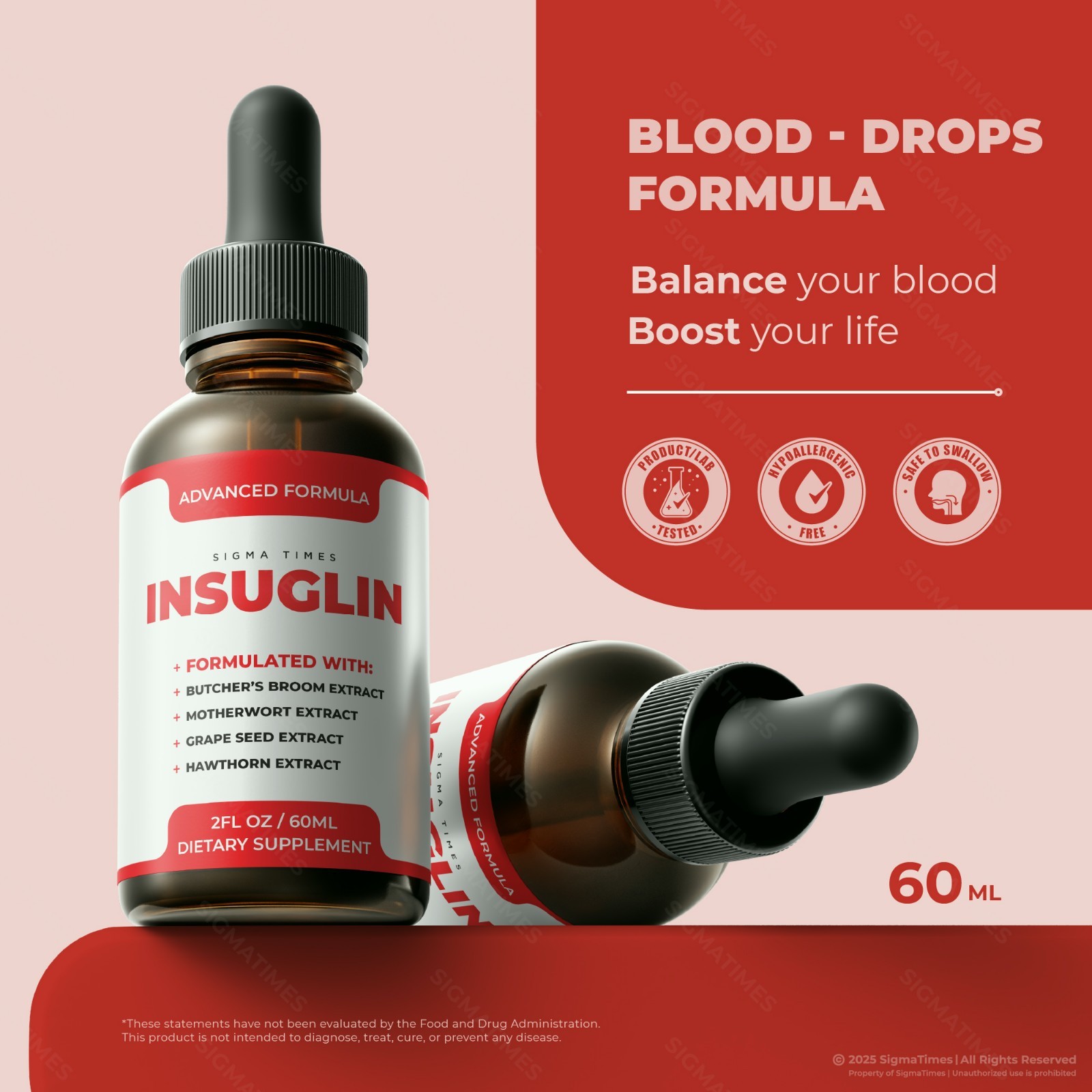 Insuglin Drops – Natural Blood Support & Healthy Circulation (30 servs.)